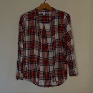 Old Navy XL Tall Classic Plaid Flannel